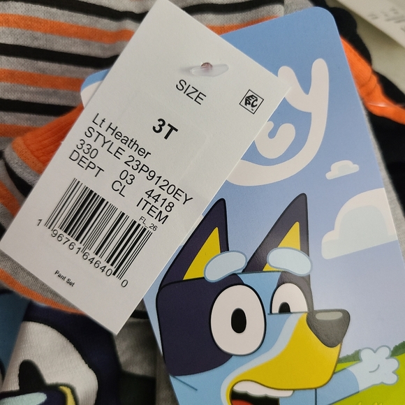 Bluey Halloween Toddler Fleece Top and Bottom Set - Picture 5 of 8